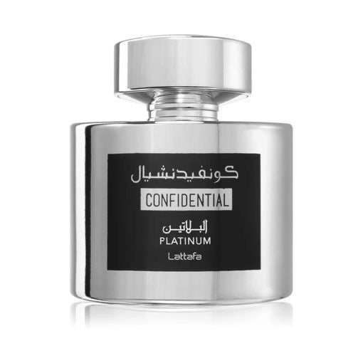 Confidential Platinum de Lattafa-Eau de parfum-100ml - Senteurs du jardin