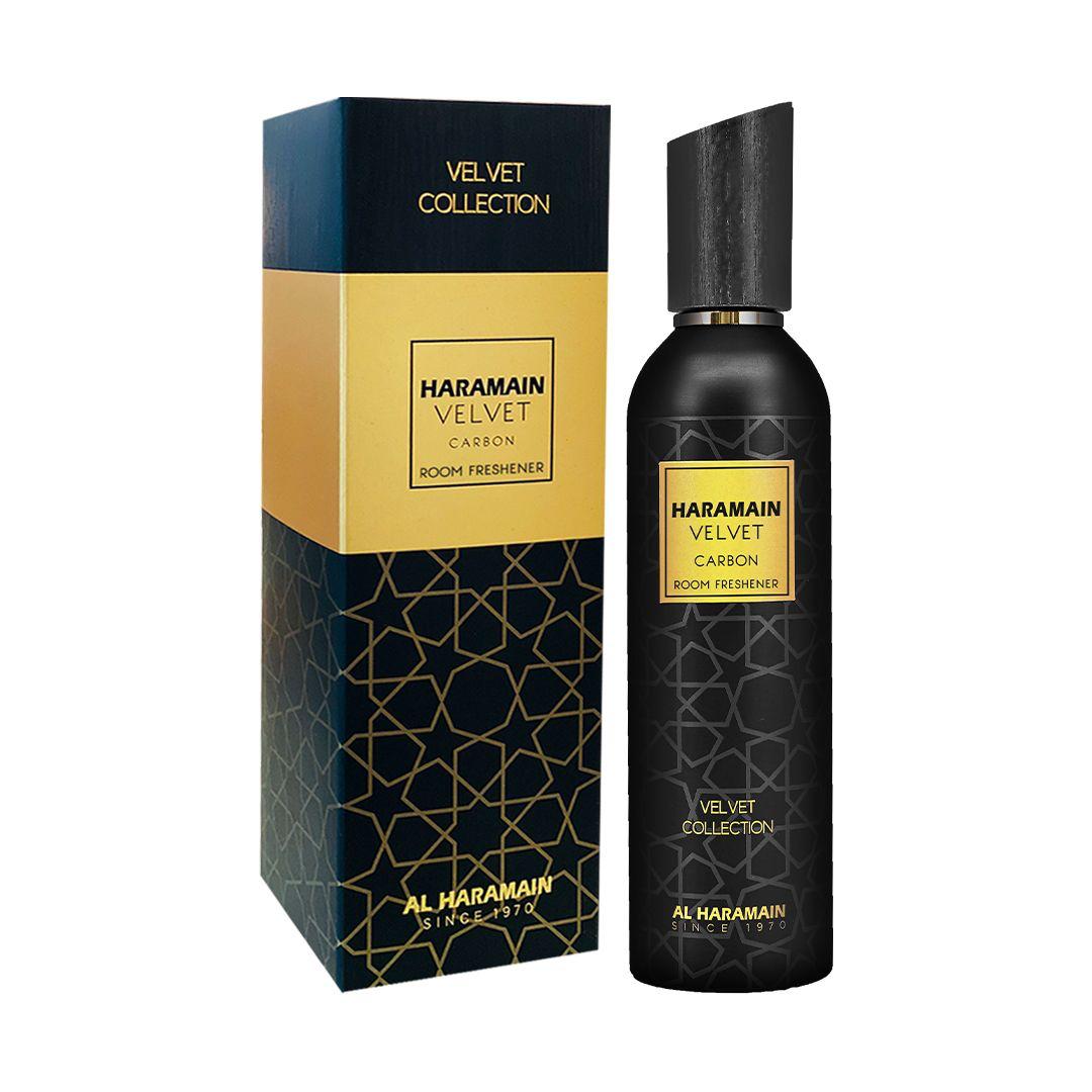 Haramain Velvet - Parfum d’Intérieur longue durée Collection Carbon - Senteurs du jardin