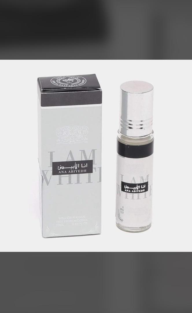 Lattafa Ana Abiyedh – Huile Parfumée Roll-On 10 ml